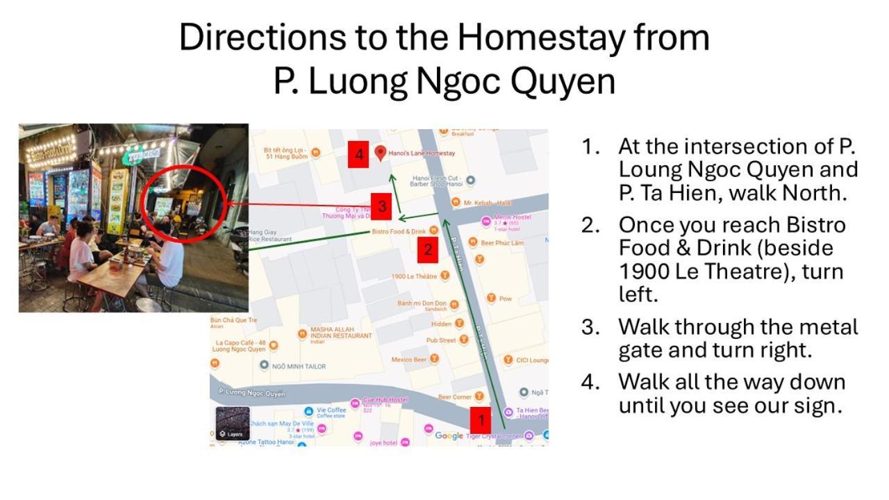 Hanoi'S Lane Homestay Экстерьер фото