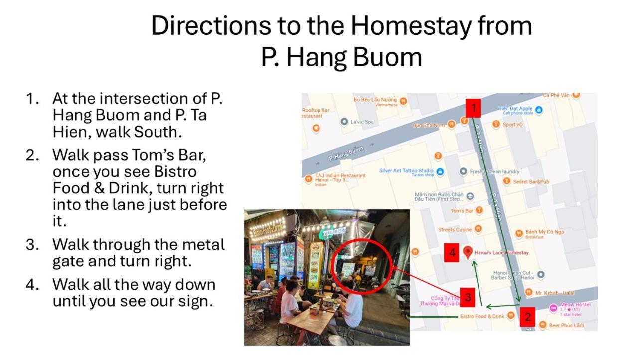 Hanoi'S Lane Homestay Экстерьер фото